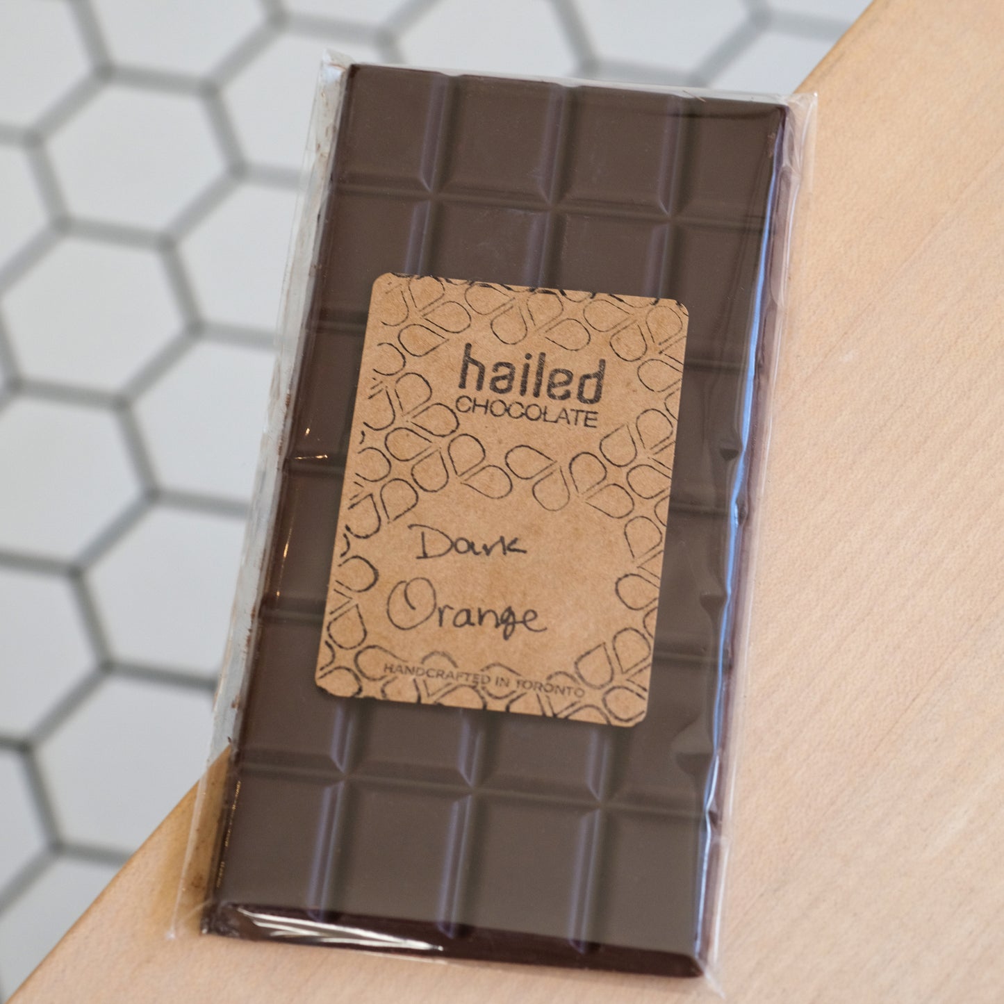 Dark Orange Chocolate Bar