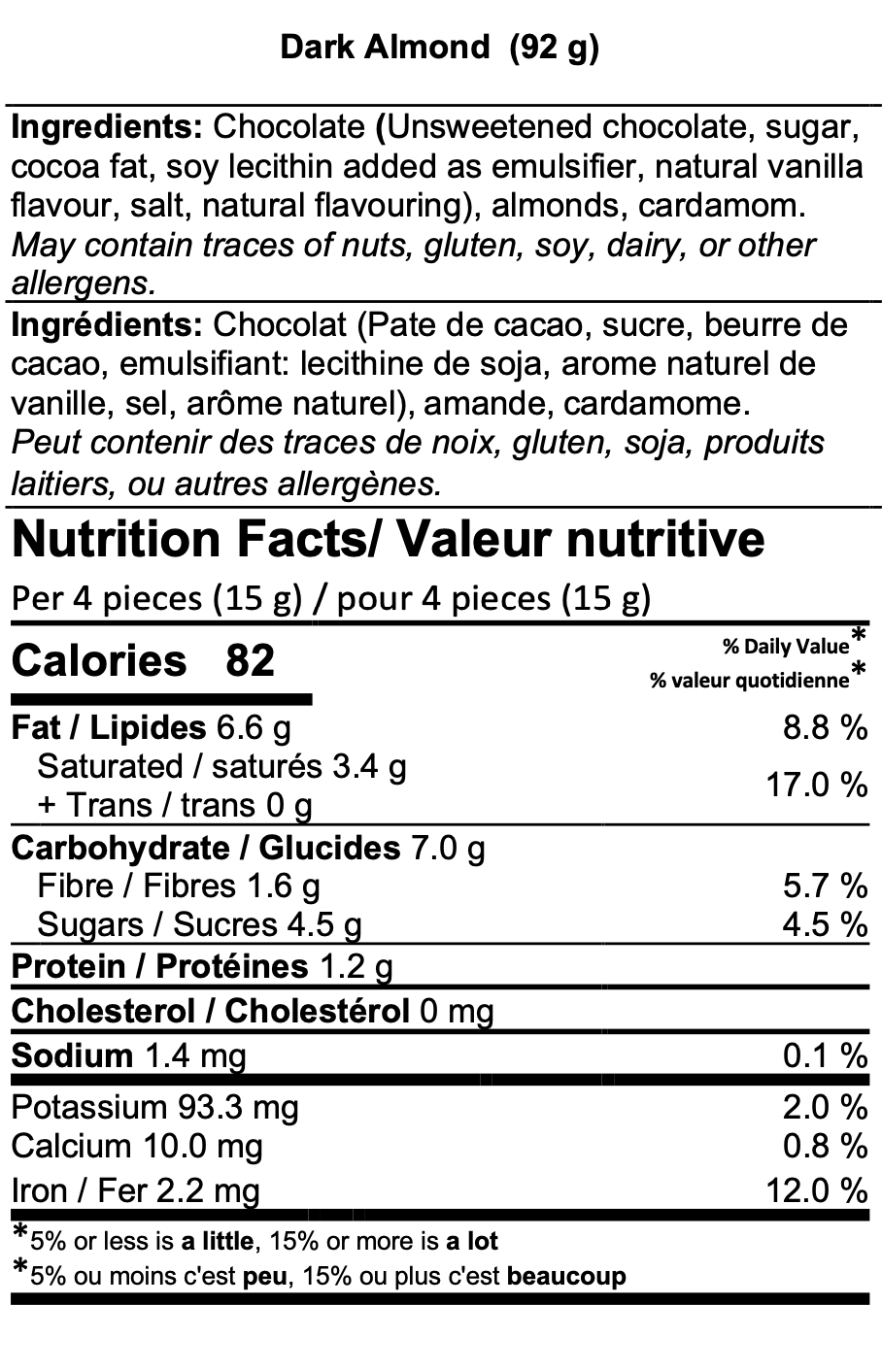 Almond Hailed Dark Chocolate Bar