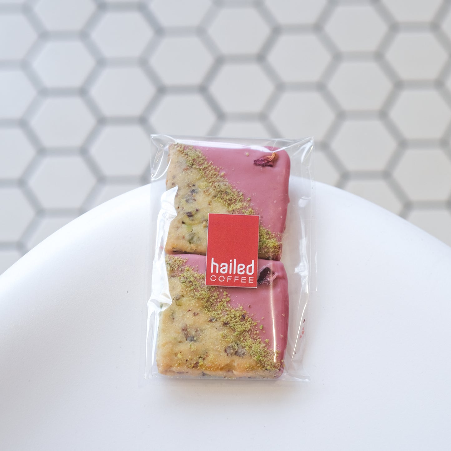 Pistachio Rose Shortbread