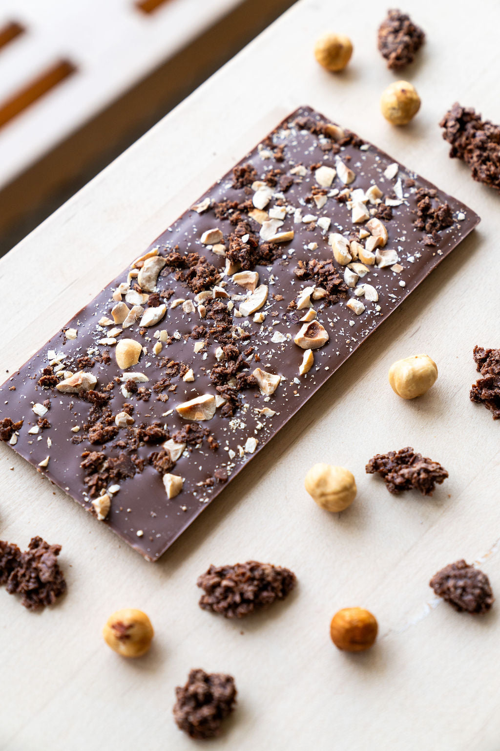 Hazelnut Crush Chocolate Bar