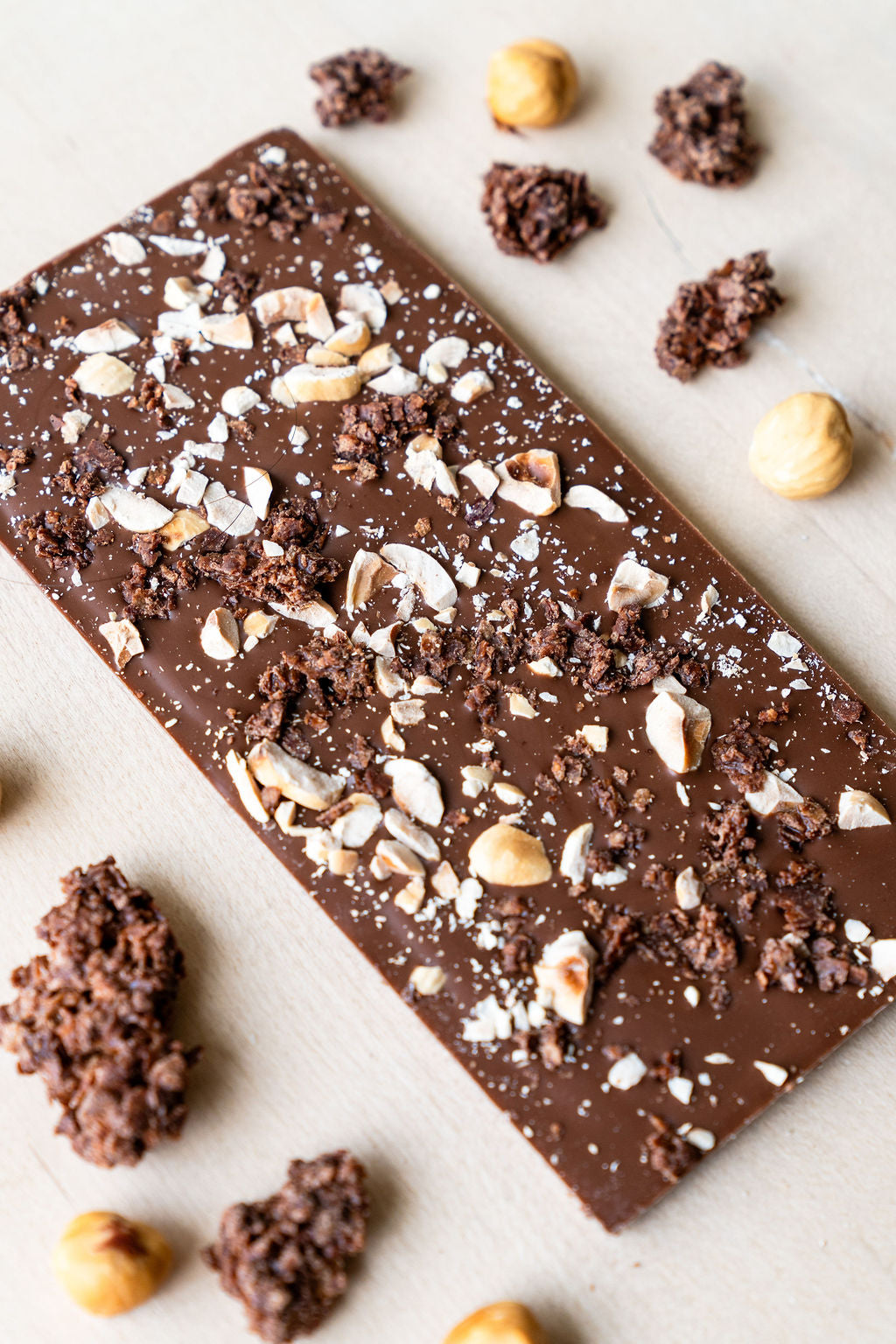 Hazelnut Crush Chocolate Bar