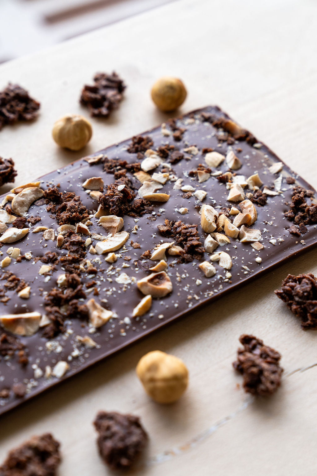 Hazelnut Crush Chocolate Bar