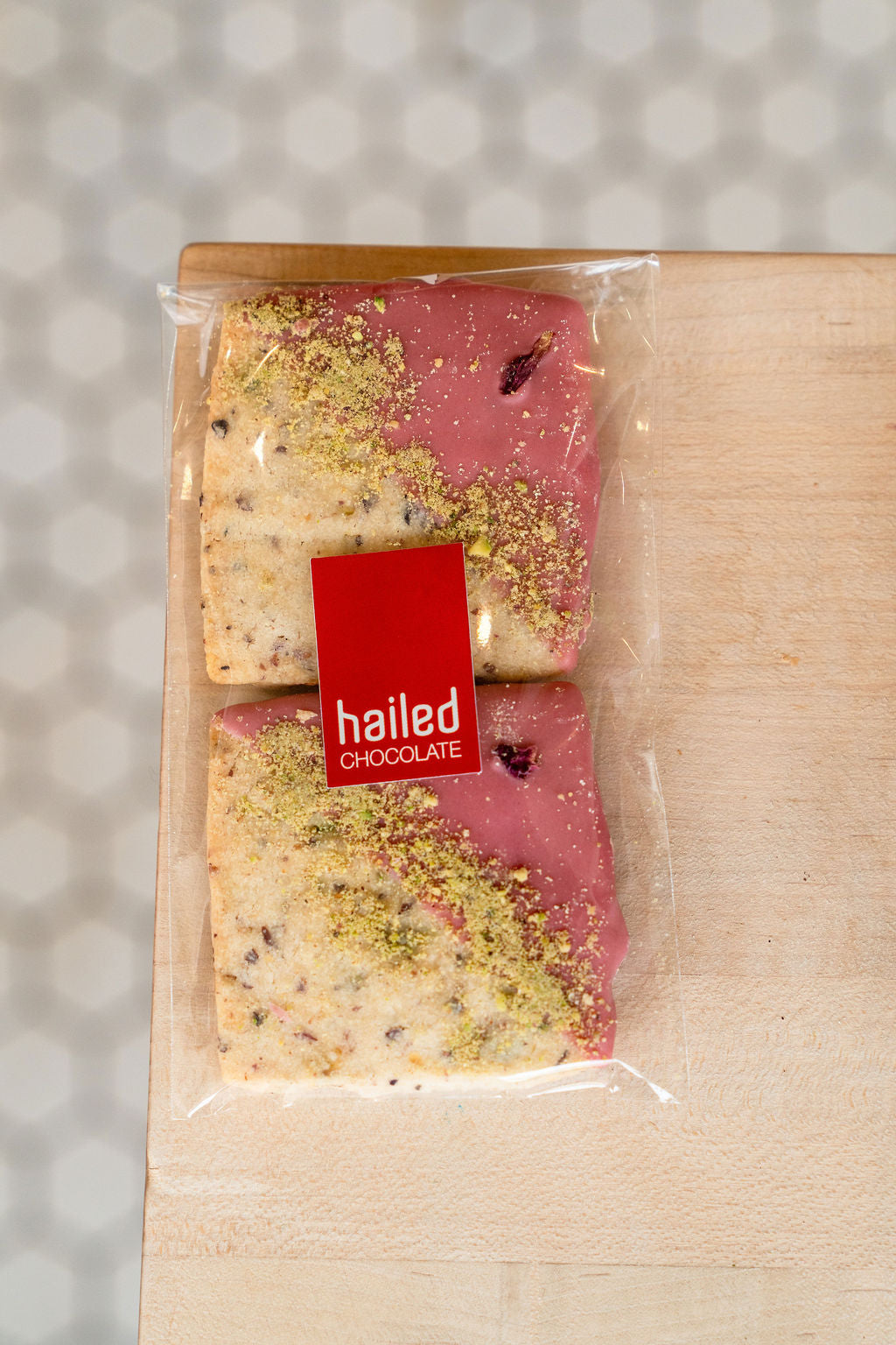 Pistachio Rose Shortbread