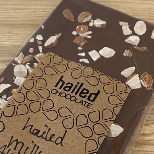 Almond Hailed Milk Chocolate Bar
